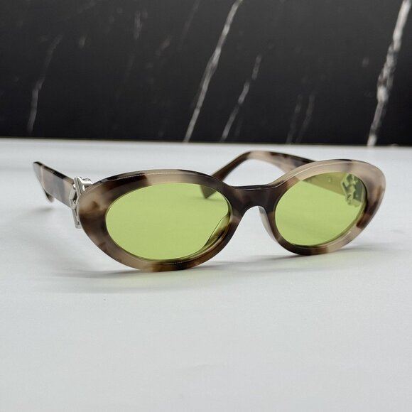 NEW FENDI SUNGLASSES HAVANA OVAL WOMEN EYEWEAR FENDI FE40140U 56N main image 8